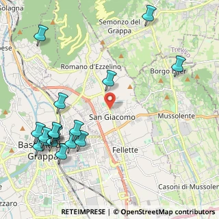 Mappa Via C. Battisti, 36060 Romano D'ezzelino VI, Italia (2.68412)