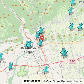 Mappa Via C. Battisti, 36060 Romano D'ezzelino VI, Italia (5.39267)