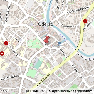 Mappa Via Giuseppe Garibaldi, 8, 31046 Oderzo, Treviso (Veneto)
