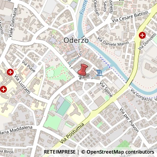 Mappa Via Gabriele D'Annunzio, 8, 31046 Oderzo, Treviso (Veneto)