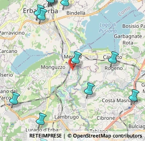 Mappa Via Giacomo Leopardi, 22046 Merone CO, Italia (3.07615)