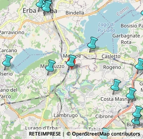 Mappa Via Giacomo Leopardi, 22046 Merone CO, Italia (3.386)