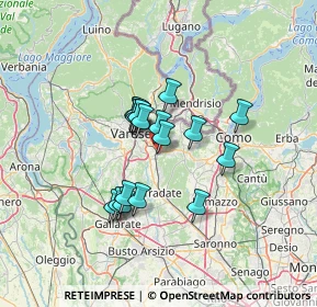 Mappa Via Adua, 21040 Vedano Olona VA, Italia (9.61222)