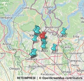 Mappa Via Adua, 21040 Vedano Olona VA, Italia (9.11167)