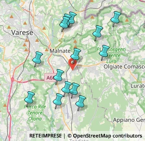 Mappa Via Adua, 21040 Vedano Olona VA, Italia (3.90143)