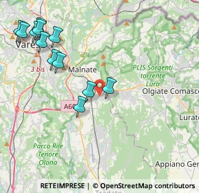 Mappa Via Adua, 21040 Vedano Olona VA, Italia (4.84083)