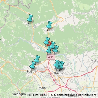 Mappa Via R. Carlassare, 36030 Caltrano VI, Italia (6.2725)
