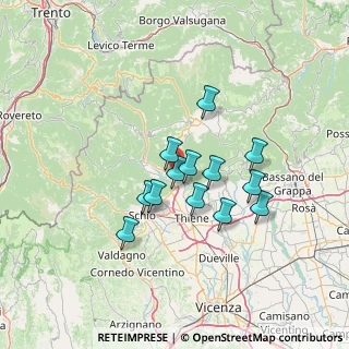 Mappa Via R. Carlassare, 36030 Caltrano VI, Italia (10.53385)