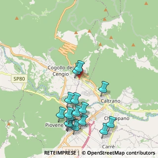 Mappa Via R. Carlassare, 36030 Caltrano VI, Italia (2.22125)