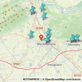 Mappa Via Foresto, 31044 Montebelluna TV, Italia (4.38636)