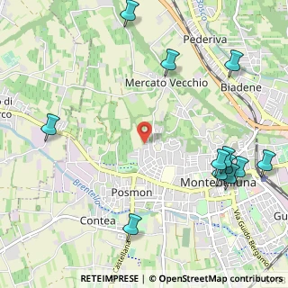 Mappa Via Foresto, 31044 Montebelluna TV, Italia (1.40917)