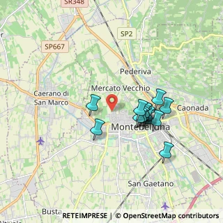 Mappa Via Foresto, 31044 Montebelluna TV, Italia (1.44571)