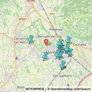 Mappa Via Foresto, 31044 Montebelluna TV, Italia (1.79583)