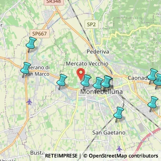 Mappa Via Foresto, 31044 Montebelluna TV, Italia (2.40545)