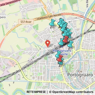 Mappa Via Colombo Cristoforo, 30026 Portogruaro VE, Italia (0.441)