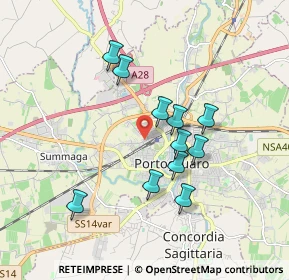 Mappa Via Colombo Cristoforo, 30026 Portogruaro VE, Italia (1.54)