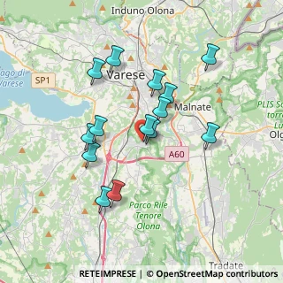 Mappa Vicolo Chioso, 21045 Gazzada Schianno VA, Italia (3.21214)