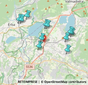 Mappa V.le Lombardia, 23847 Molteno LC, Italia (3.68273)