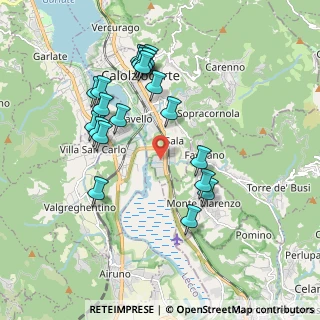 Mappa Via G. B. Moroni, 23801 Calolziocorte LC, Italia (1.8825)