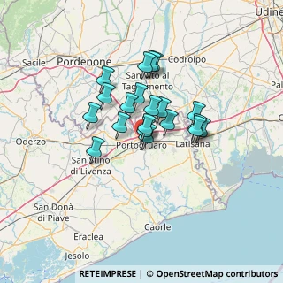 Mappa Via Cuicciardini, 30026 Portogruaro VE, Italia (9.4095)