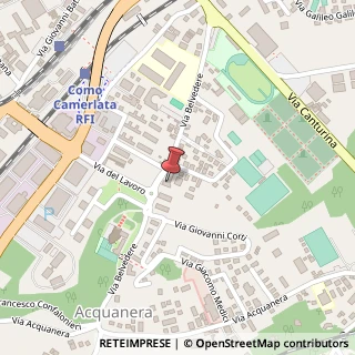 Mappa Via Belvedere, 45, 22100 Como, Como (Lombardia)