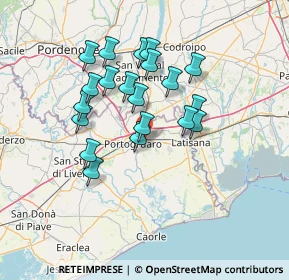 Mappa Via Giorgione, 30026 Portogruaro VE, Italia (11.9565)