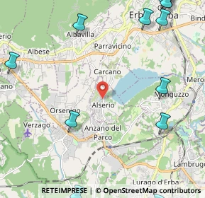 Mappa 22040 Alserio CO, Italia (3.50286)