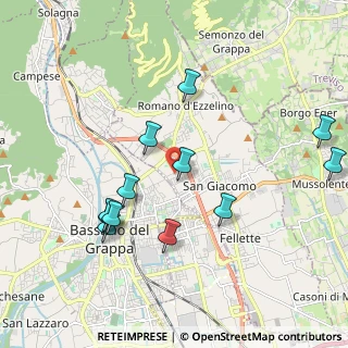 Mappa Via Guglielmo Marconi, 36060 Romano D'ezzelino VI, Italia (2.04583)