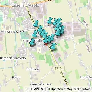 Mappa Via Malombra, 31010 Asolo TV, Italia (0.30357)