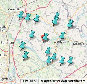 Mappa Via Generale C. A. Dalla Chiesa, 31024 Ormelle TV, Italia (7.639)