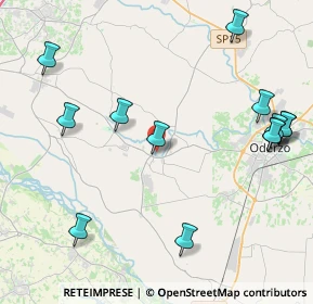 Mappa Via Generale C. A. Dalla Chiesa, 31024 Ormelle TV, Italia (5.04538)