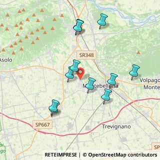 Mappa Via Achille Grandi, 31044 Montebelluna TV, Italia (3.77545)