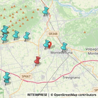 Mappa Via Achille Grandi, 31044 Montebelluna TV, Italia (6.12909)