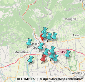 Mappa Via Alessandro Volta, 36060 Romano D'ezzelino VI, Italia (5.85308)