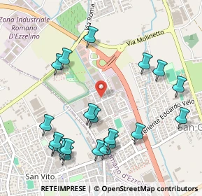 Mappa Via Alessandro Volta, 36060 Romano D'ezzelino VI, Italia (0.5785)
