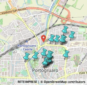 Mappa Via F. Bonò, 30026 Portogruaro VE, Italia (0.459)