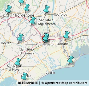 Mappa Via Fausto Bonò, 30026 Portogruaro VE, Italia (18.11077)