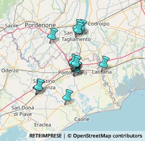 Mappa Via F. Bonò, 30026 Portogruaro VE, Italia (9.40143)
