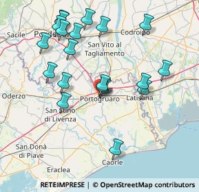 Mappa Via Fausto Bonò, 30026 Portogruaro VE, Italia (15.8495)