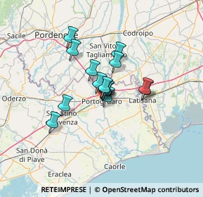 Mappa Via Fausto Bonò, 30026 Portogruaro VE, Italia (8.21667)