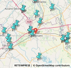 Mappa Via Fausto Bonò, 30026 Portogruaro VE, Italia (10.143)