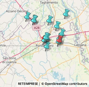 Mappa Via F. Bonò, 30026 Portogruaro VE, Italia (5.13714)
