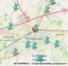 Mappa Via F. Bonò, 30026 Portogruaro VE, Italia (2.69462)