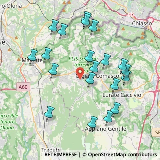 Mappa Via Madonnina, 22070 Beregazzo con Figliaro CO, Italia (4.2965)