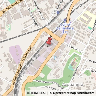Mappa Via Mariano Tentorio, 4/I, 22100 Como, Como (Lombardia)