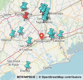 Mappa Viale Stazione, 30026 Portogruaro VE, Italia (17.2355)