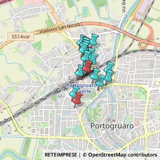 Mappa Via A. Diaz, 30026 Portogruaro VE, Italia (0.259)