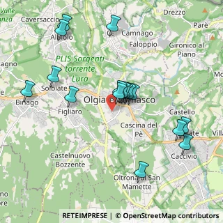 Mappa Via Giovanni Segantini, 22077 Olgiate Comasco CO, Italia (1.98)