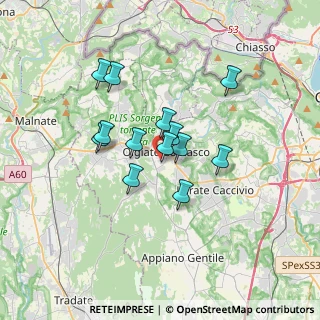 Mappa Via Giovanni Segantini, 22077 Olgiate Comasco CO, Italia (2.60846)