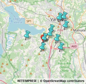 Mappa Via Alessandro Volta, 21022 Azzate VA, Italia (2.53)